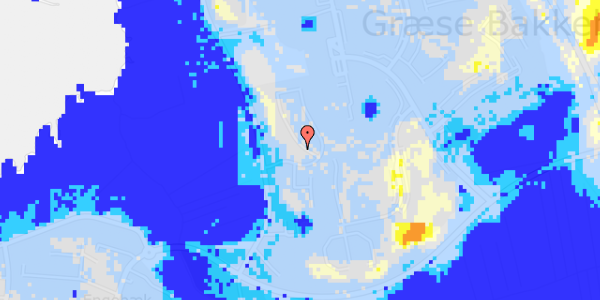 Ekstrem regn på Strandbakken 17