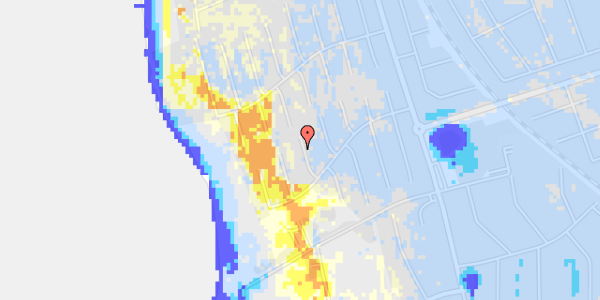 Ekstrem regn på Strandgårds Alle 66