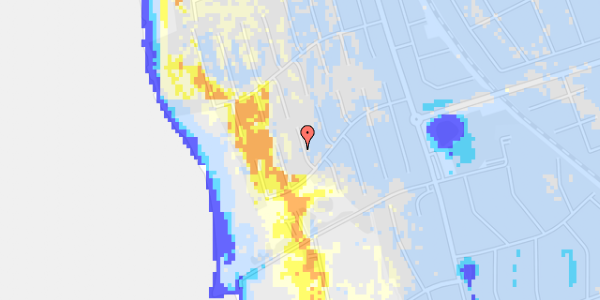 Ekstrem regn på Strandgårds Alle 68