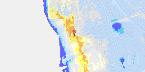 Ekstrem regn på Strandgårds Alle 100