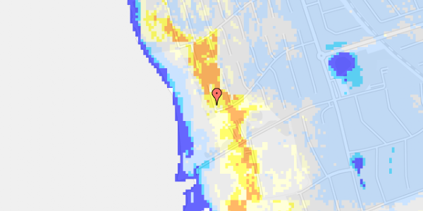 Ekstrem regn på Strandgårds Alle 112