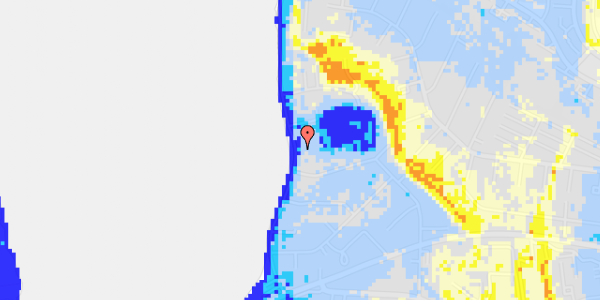 Ekstrem regn på Strandvej 30