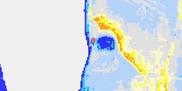 Ekstrem regn på Strandvej 34