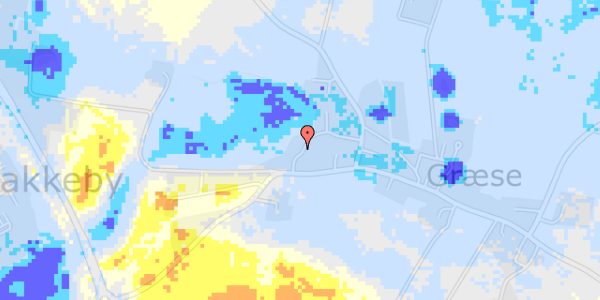 Ekstrem regn på Strædet 24