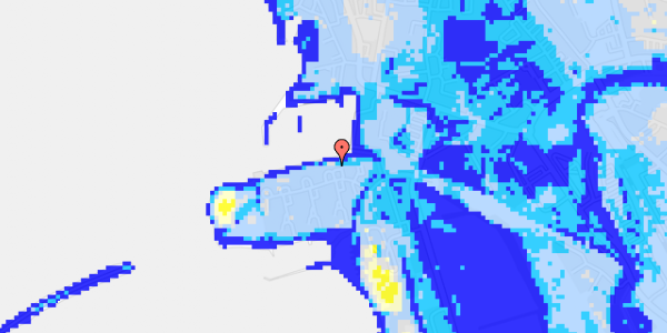 Ekstrem regn på Sydkajen 10, 2. th