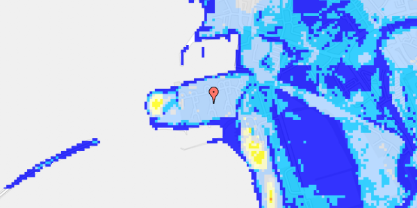 Ekstrem regn på Sydkajen 69