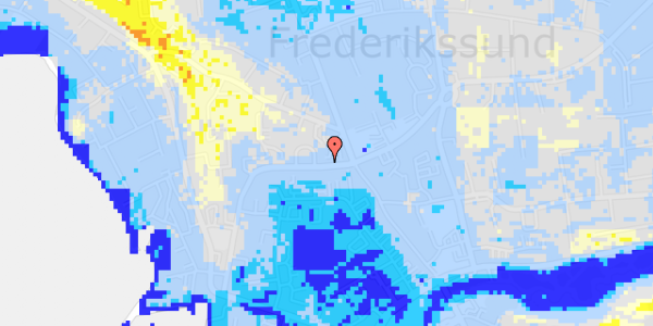 Ekstrem regn på Østergade 9A