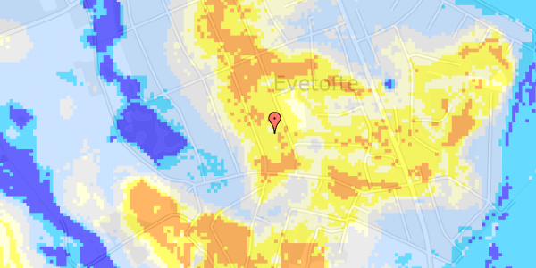 Ekstrem regn på Anna Borgsvej 8