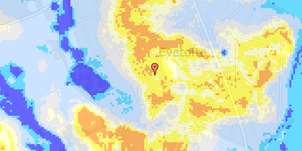 Ekstrem regn på Anna Borgsvej 10