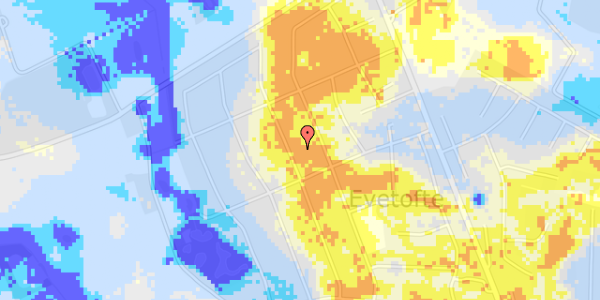 Ekstrem regn på Anna Borgsvej 26