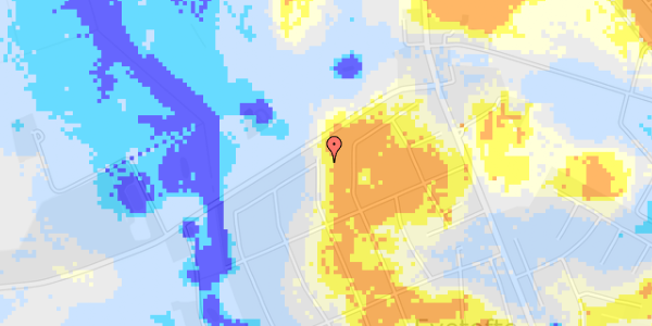 Ekstrem regn på Anna Borgsvej 44