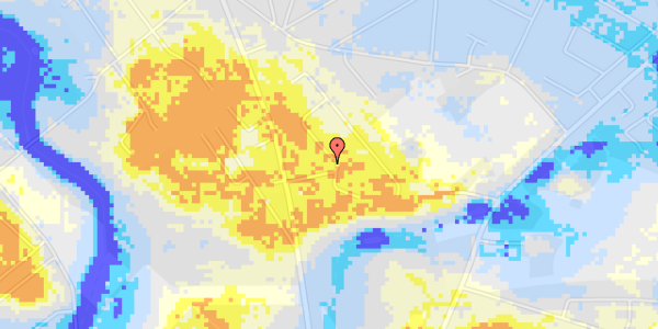 Ekstrem regn på Bakkely 7