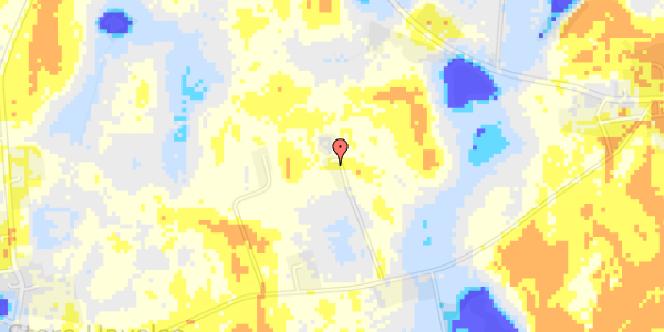 Ekstrem regn på Brødlandsvej 99