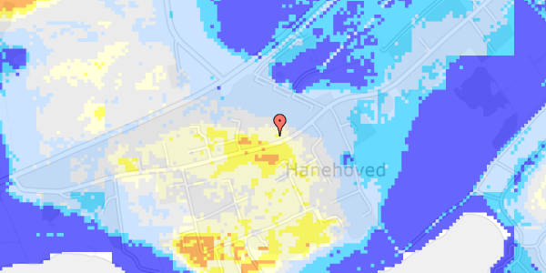 Ekstrem regn på Hanehovedvej 136