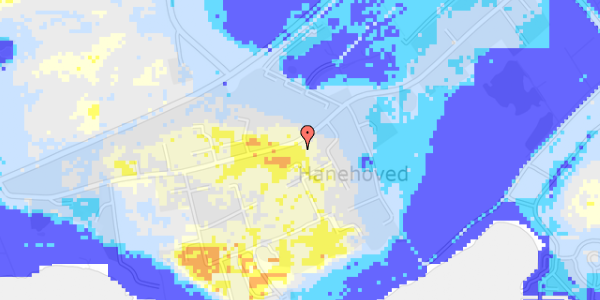 Ekstrem regn på Hanehovedvej 143