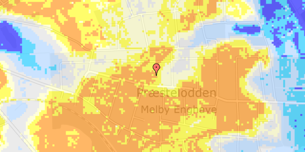 Ekstrem regn på Melby Enghavevej 76