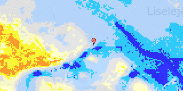 Ekstrem regn på Melbyvej 45