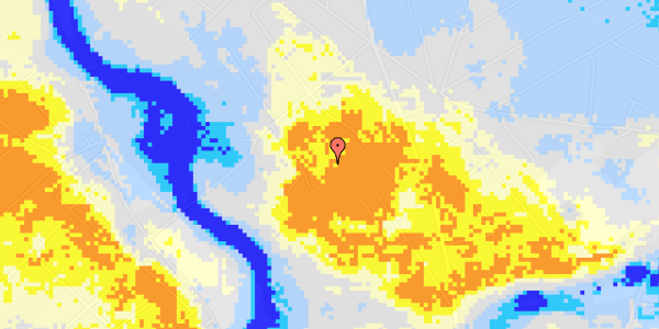 Ekstrem regn på Muldstensvej 23A