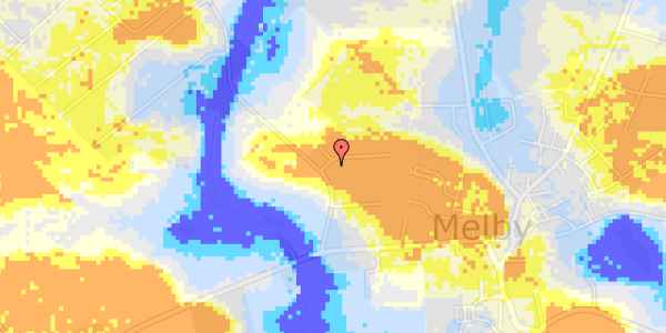 Ekstrem regn på Møllekrogen 2