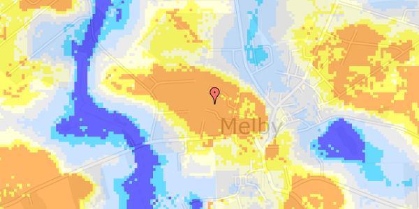 Ekstrem regn på Møllevej 24