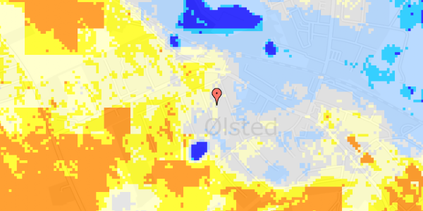 Ekstrem regn på Natviolvej 7