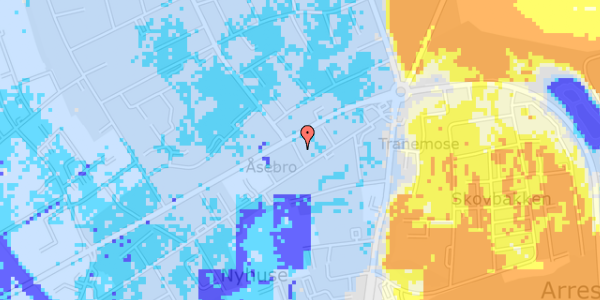 Ekstrem regn på Ole Jørgensvej 2