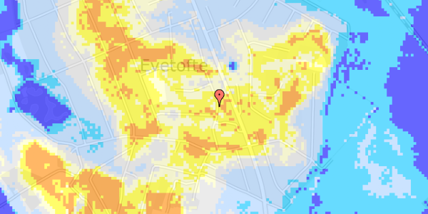 Ekstrem regn på Petrine Sonnesvej 9