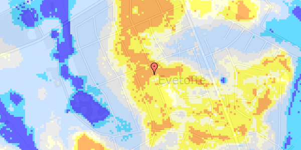 Ekstrem regn på Poul Reumertsvej 21