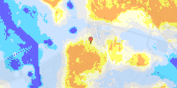 Ekstrem regn på Poul Reumertsvej 50