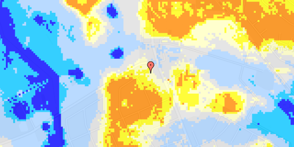 Ekstrem regn på Poul Reumertsvej 52