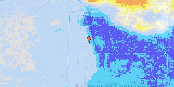 Ekstrem regn på Skjalm Hvidesvej 56