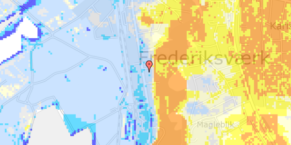 Ekstrem regn på Strandvejen 29E, st. tv