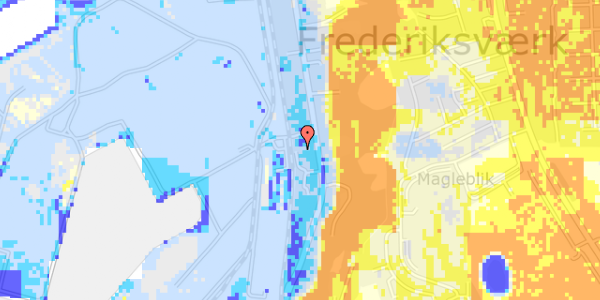 Ekstrem regn på Strandvejen 62, 1. th