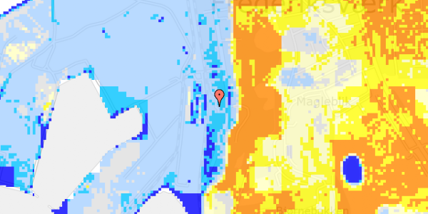 Ekstrem regn på Strandvejen 82, 1. th