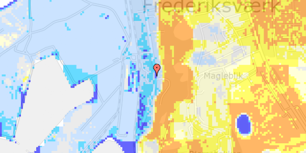 Ekstrem regn på Strandvejen 86, 1. th