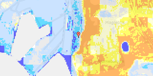 Ekstrem regn på Strandvejen 112