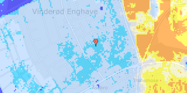 Ekstrem regn på Vinderød Enghavevej 23