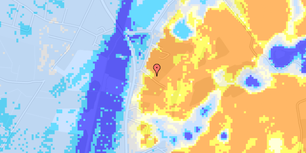 Ekstrem regn på Øvre Møllevej 3