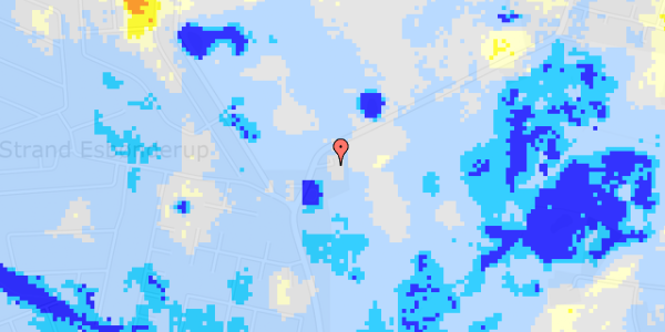 Ekstrem regn på Almevej 160