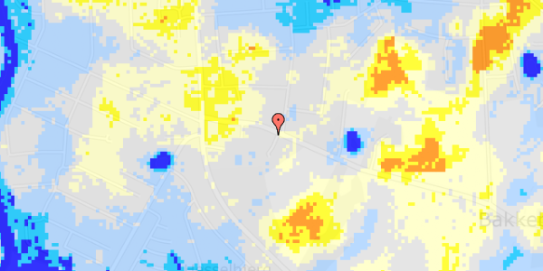 Ekstrem regn på Bakkebjergvej 16