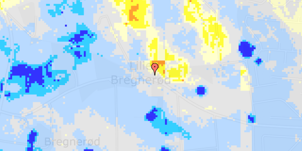 Ekstrem regn på Bregnerødvej 45A