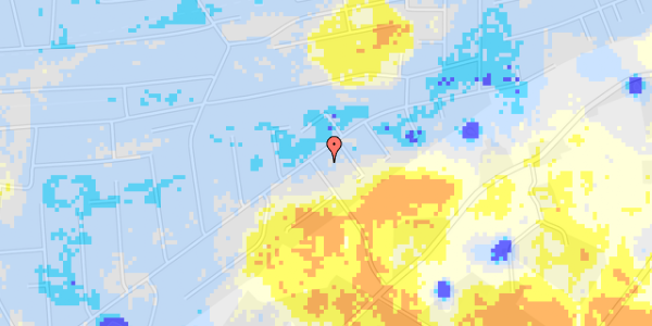 Ekstrem regn på Damgaards-Åsen 1