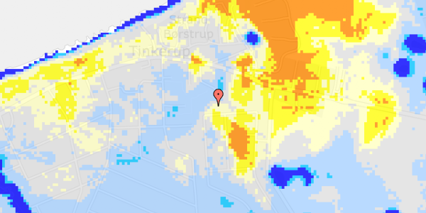 Ekstrem regn på Dyrholmen 61