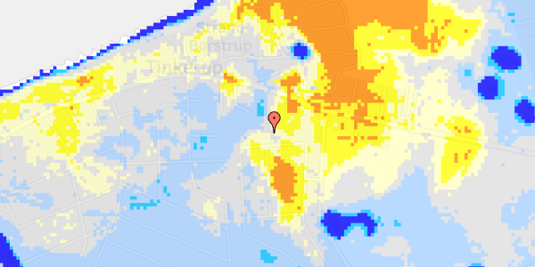 Ekstrem regn på Dyrholmen 65