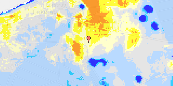 Ekstrem regn på Dyrholmen 81