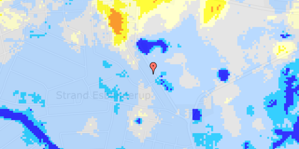 Ekstrem regn på Dyrholmen 107