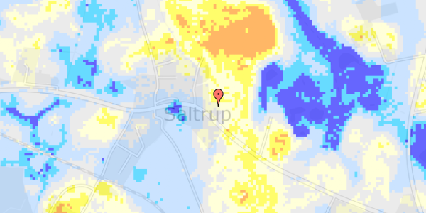 Ekstrem regn på Esbønderupvej 85