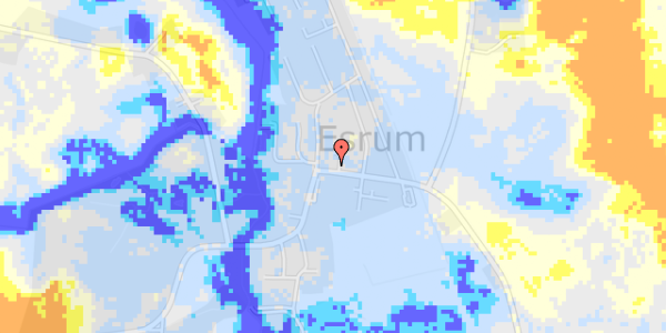 Ekstrem regn på Esrum Hovedgade 25A