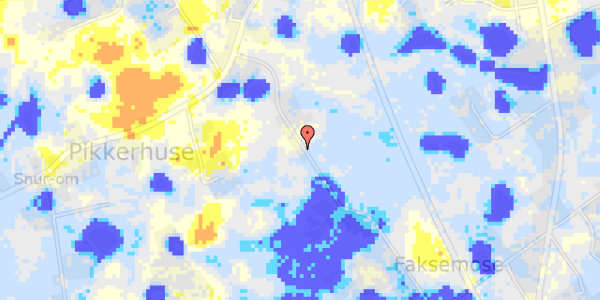 Ekstrem regn på Faksemosevej 73