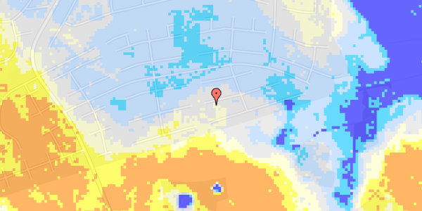 Ekstrem regn på Fasanvej 40